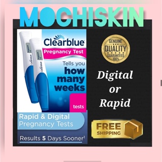 Clearblue Pregnancy Test Combo Pack, Digital with Smart Countdown & Rapid  Detection 4 Ct