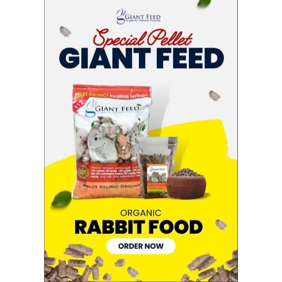 GIANT FEED RABBIT FOOD 1 KG RABBIT FOOD 1 KG RABBIT FOOD | Shopee ...