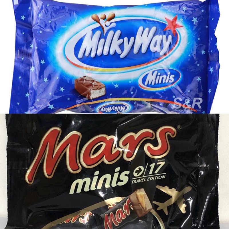 Twix/Mars/Snickers/Bounty/Milky Way Chocolate Minis | Shopee Philippines