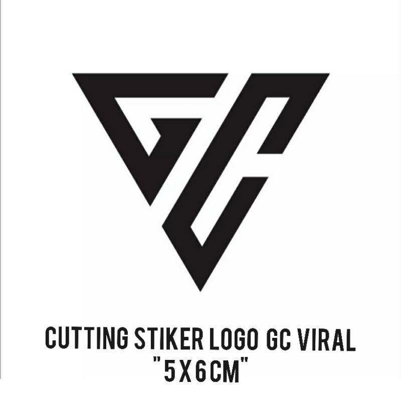 Cutting Sticker Sticker Motorcycle Sticker Logo GC Viral | Shopee ...