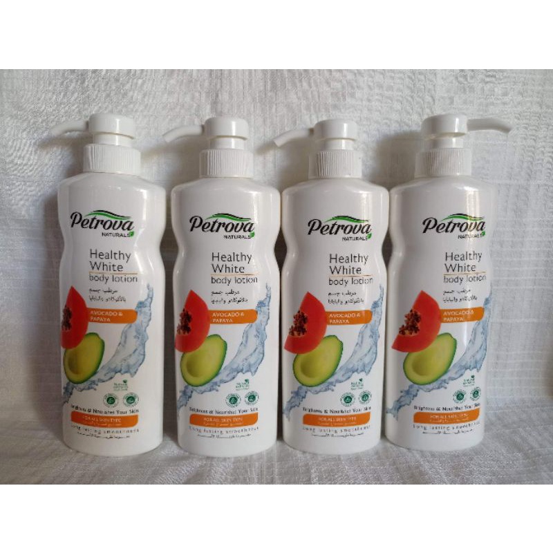 Petrova Healthy White Body Lotion 400ml Shopee Philippines