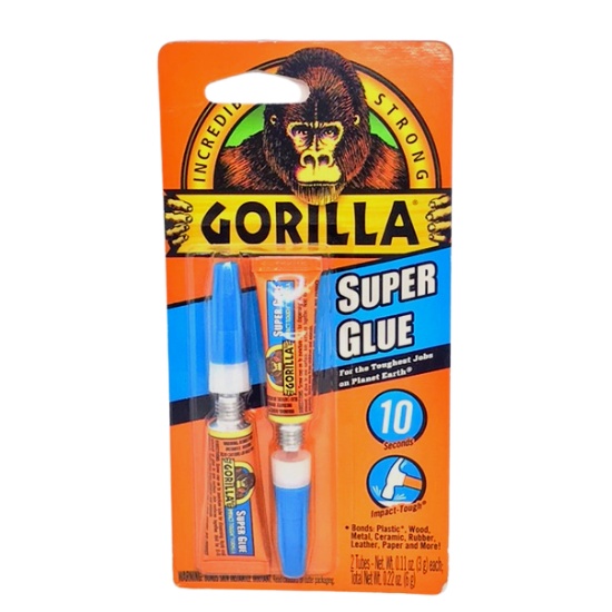 Gorilla Incredibly Strong Super Glue 0.22 Oz 2 Tubes | Shopee Philippines