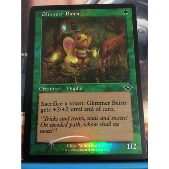 Mtg Glimmer Bairn Mh2 Retrofoil Shopee Philippines