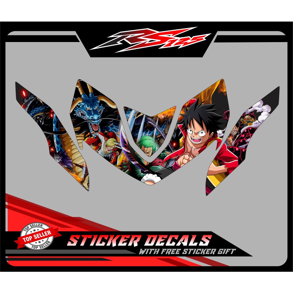 RS Fi 125 Honda Cowling headlight sticker decals durable and high ...