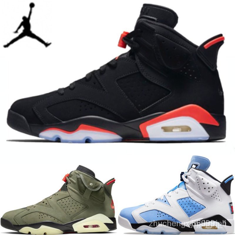 Air Jordan 6 University Blue White and Blue AJ6 Men s Shoes Bugs Bunny Women s Shoes Black and Red Grimace Jordan6Genera RJGC