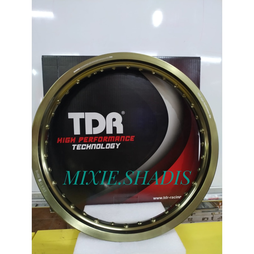 Almini TDR WX Shape Rims Brown Size 185 Ring 17 Spoke Rims | Shopee ...