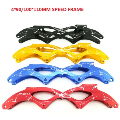 4*90/100/110mm large -wheel professional speed skates knife racks ...