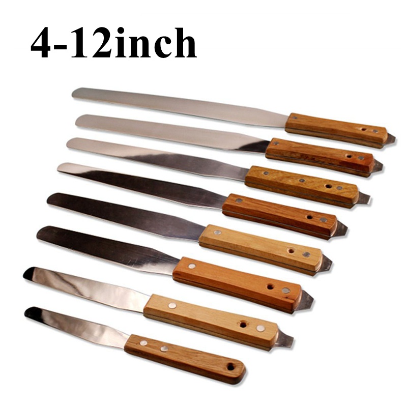 Silk Screen Printing Industrial Ink Spatula Stainless Steel Scraper