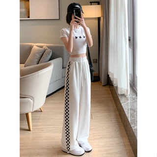Summer Women's Suit Pants 2022 Sexy Straight Trousers Womens Fluid Black  Ice Silk High Waist Korean Style Fashion Elegant Casual - China Trousers  and Pants price