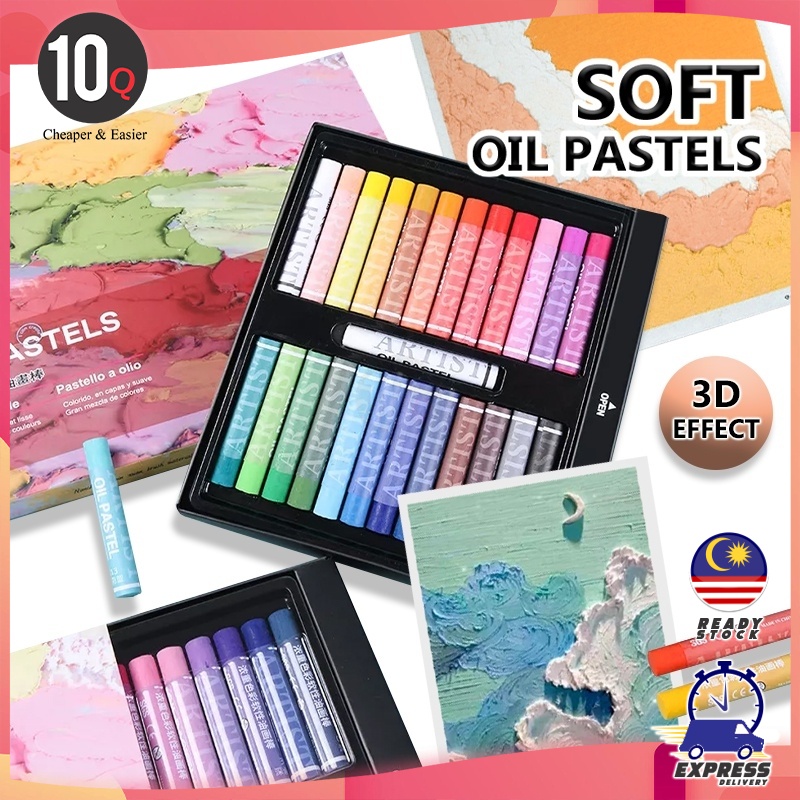Super Soft Artist Oil Pastels Set 3D Painting 12/24/36/48