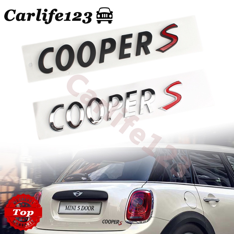 BMW MINI COOPER S Logo Rear Trunk Lid Emblem Badge Sticker Nameplate ...