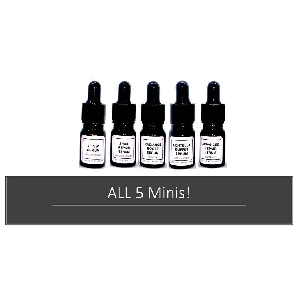 SOUL APOTHECARY Mini Serum Sets Shopee Philippines