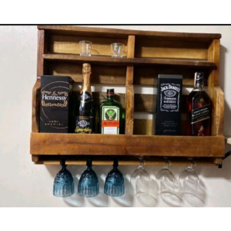 Wine rack with varnish | Shopee Philippines