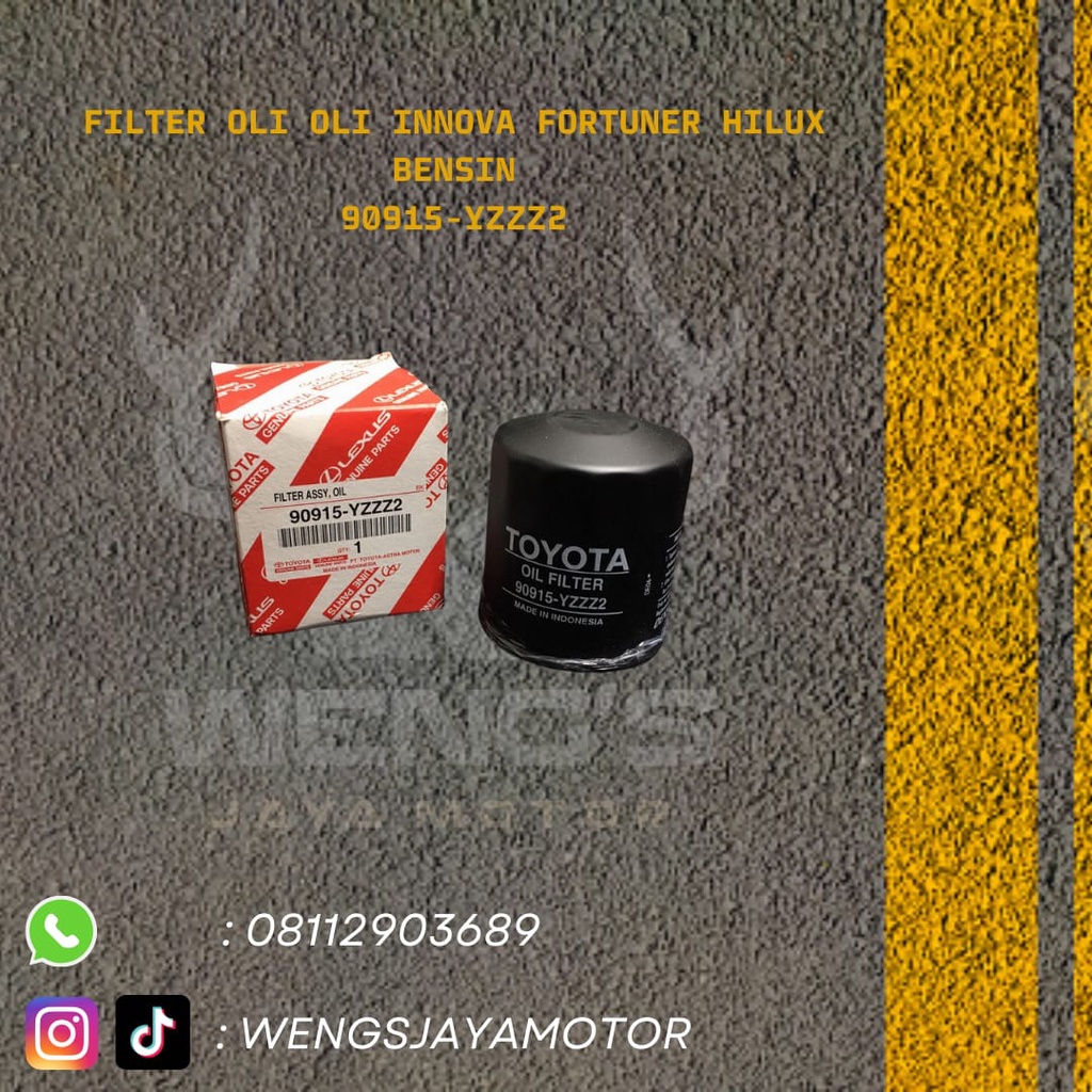 Oil FILTER/INNOVA OIL FILTER/FORTUNER/HILUX Gasoline 90915-YZZZ2 ...