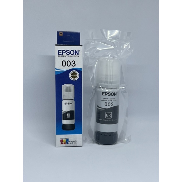 Epson 003 Genuine Ink Bottle 65ml For L1110l3100l3101l3110l3150l5190 Shopee Philippines 4197