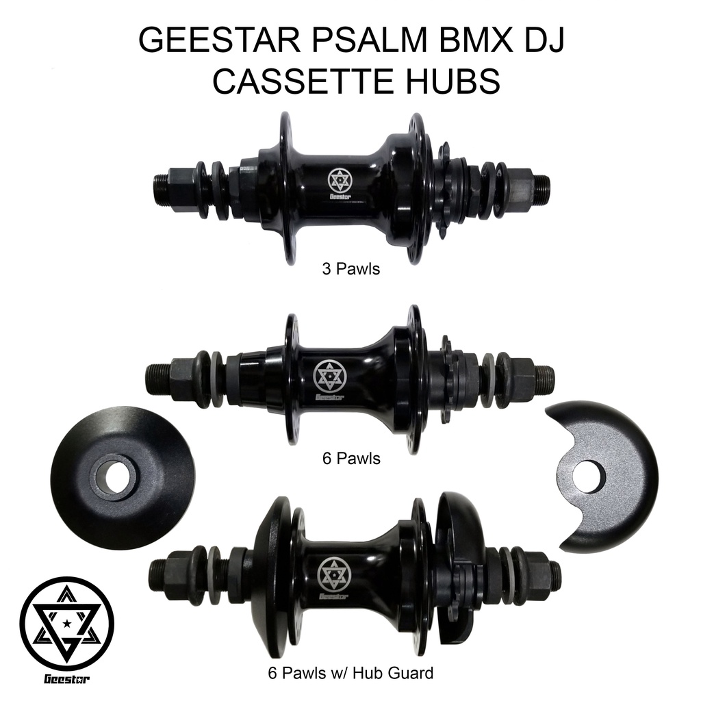 Geestar Psalm BMX DJ Front Hubs Sealed Bearing Alloy Small Axle 9.5mm ...