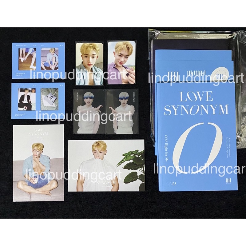 Wonho Love Synonym Unsealed Complete Inclusions Set (Album and PCs