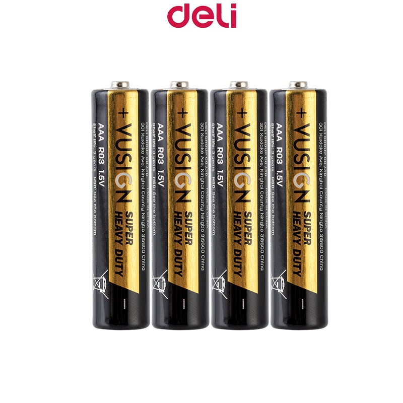 Deli Carbon AA AAA Battery EL203 EL204 | Shopee Philippines