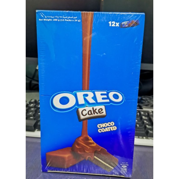 Oreo Cake Choco Coated 12packs X 24g Shopee Philippines 