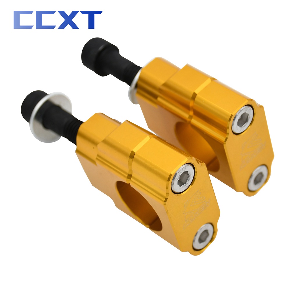 Motorcycle CNC Aluminium 11/8" 28mm M12 M10 Bar Clamps Handlebar Risers