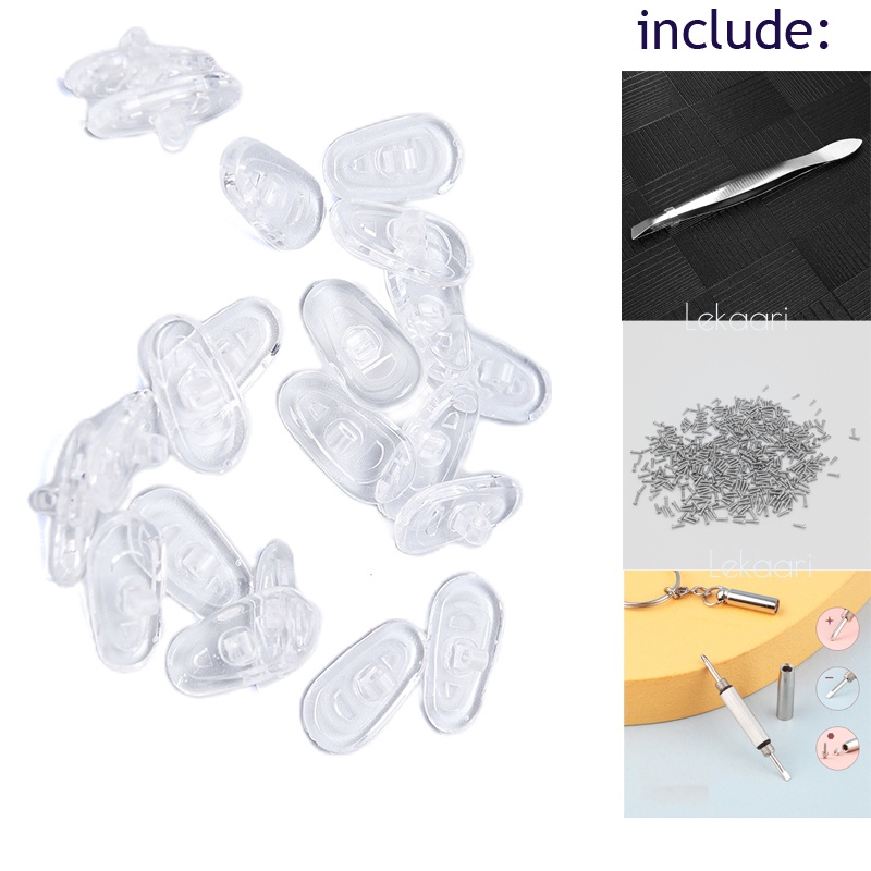 AntiSlip Silicone Glasses Frames Nose Pad Thin Tool Kit Eyewear Easy