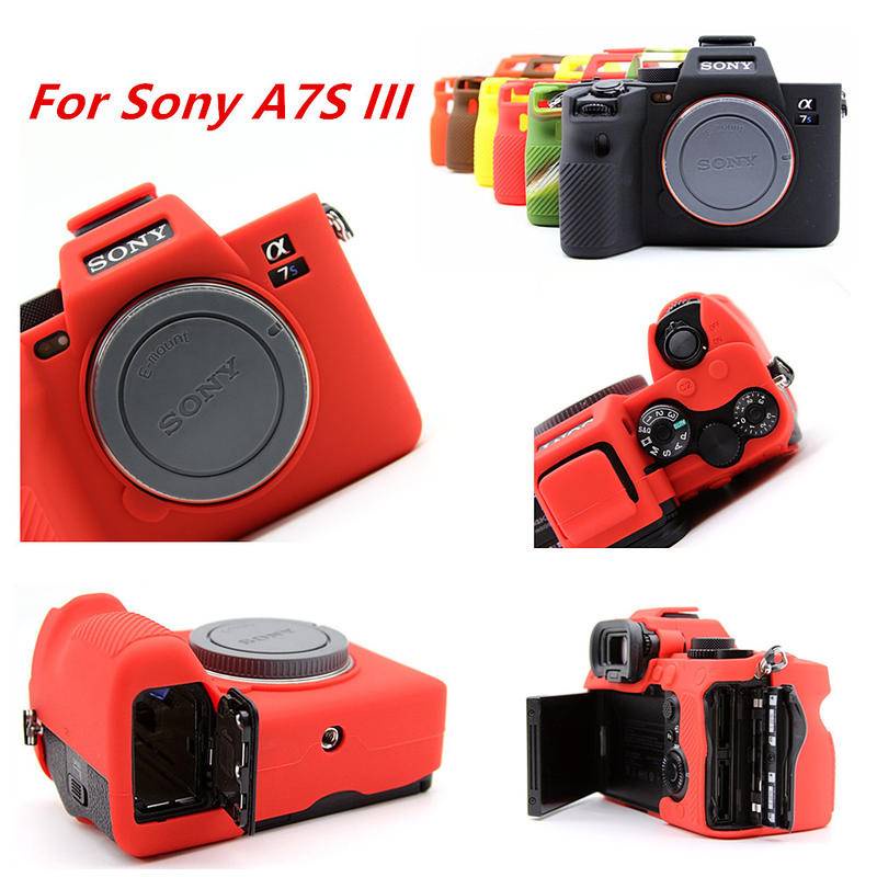 Silicone Case Cover Camera Bag for Sony A7IV A7M4 A7c A9 A7R A7 A7S