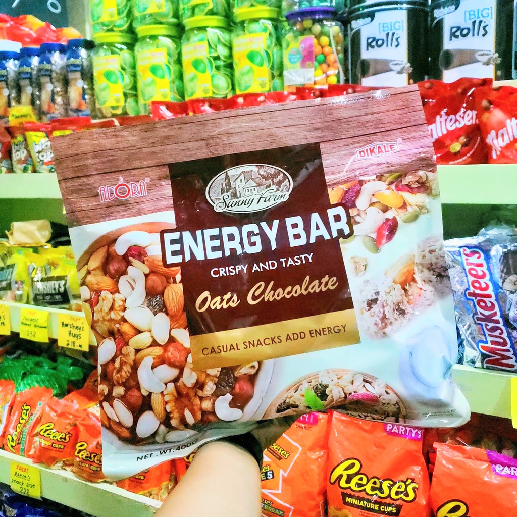 Adora Energy Bar Oats Chocolate Pack 400g Shopee Philippines