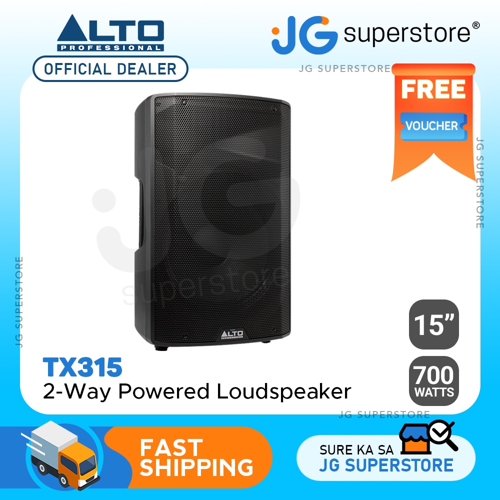 Alto Professional TX315 2Way Active Ported 700W Powered Loudspeaker w