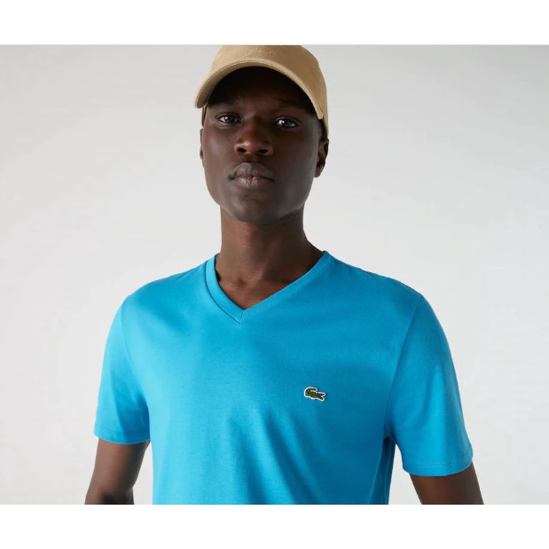 Lacoste pima cotton v neck best sale