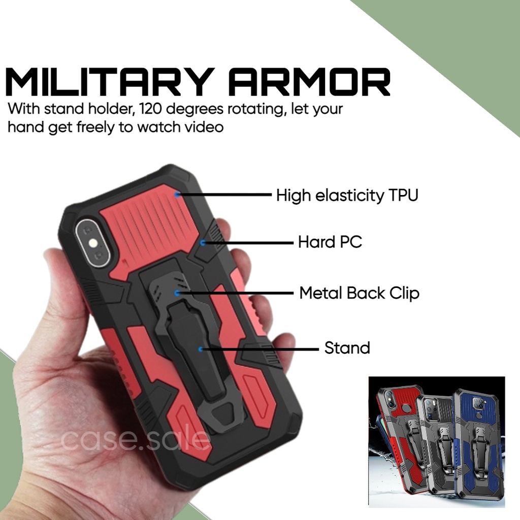 Sport Military Case For Redmi Note 10 10c Note 9 9s 11 Pro Mi 11t Lite 