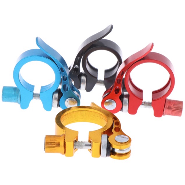 Quick Release Bike Bicycle Seat Post Tube Clip Bike Cycling Bolt Binder