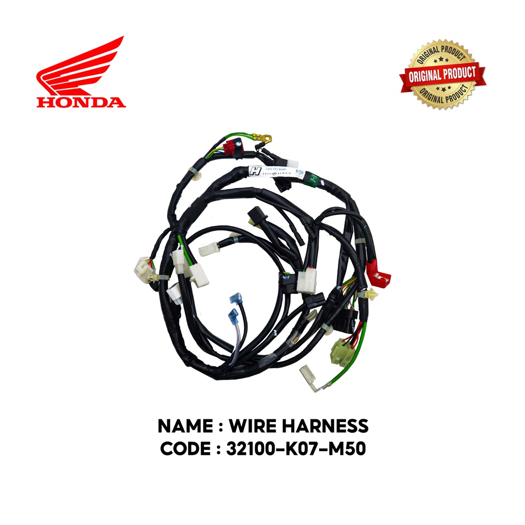 HONDA DASH FI Harness Wire Motor 32100-K07-M50 | Shopee Philippines
