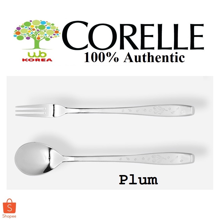 CORELLE Coordinates Stainless Tea Spoon Tea Fork Shopee