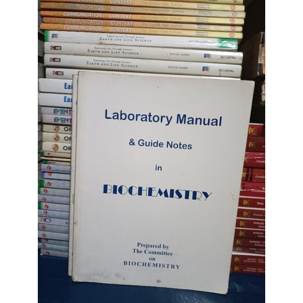 LABORATORY MANUAL AND GUIDE NOTES IN BIOCHEMISTRY | Shopee Philippines