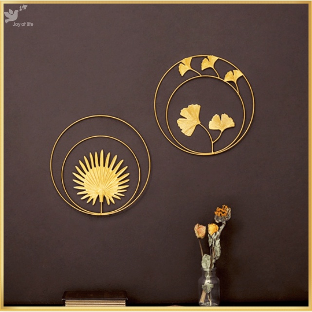 Nordic Creative Style Wrought Iron Wall Decoration Metal Hanging Wall