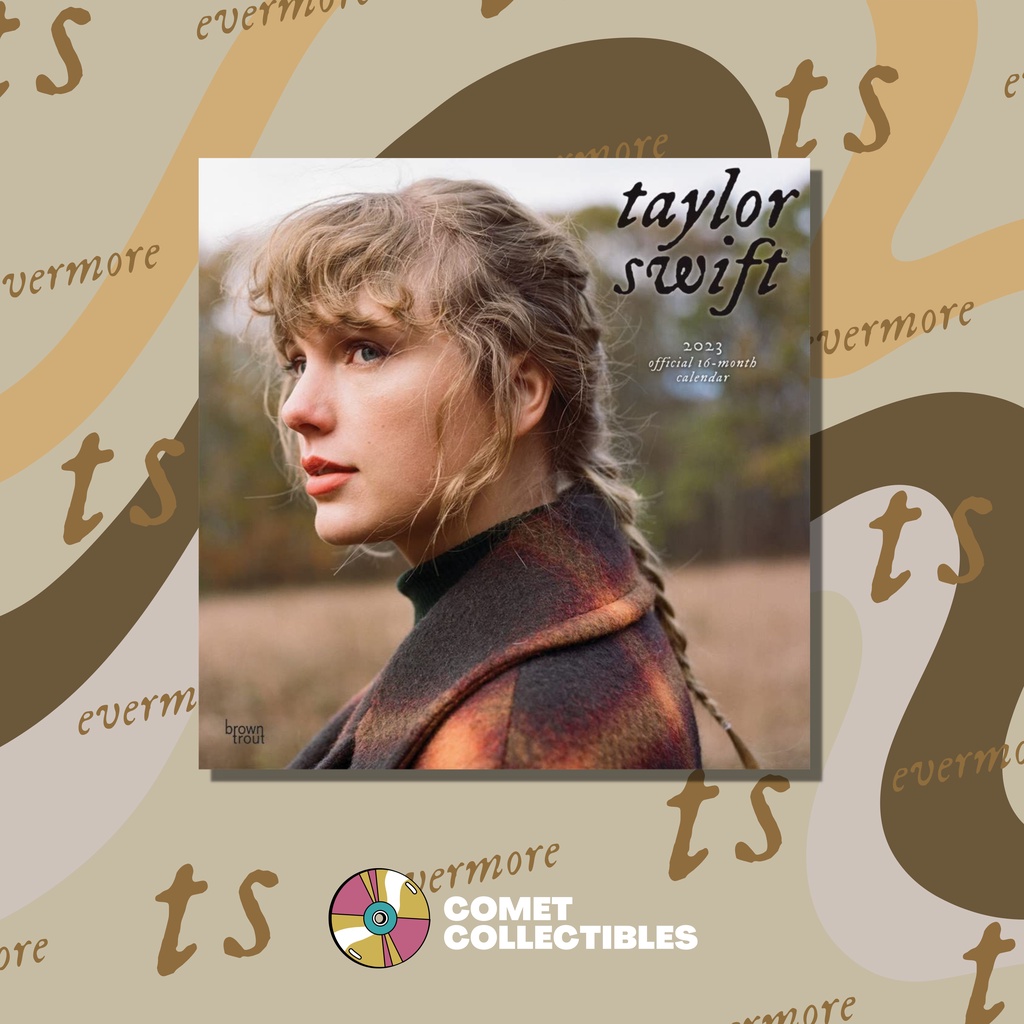 Taylor Swift Evermore 2023 Calendar by Brown Trout Shopee Philippines