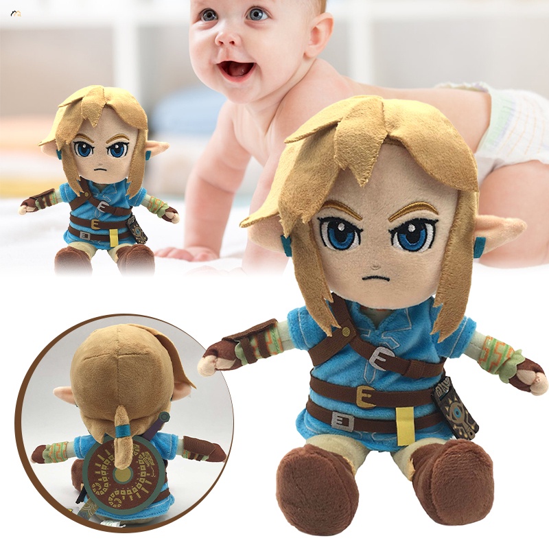 The Legend of Zelda Breath of The Wild Link Stuffed Plush Doll Desktop ...