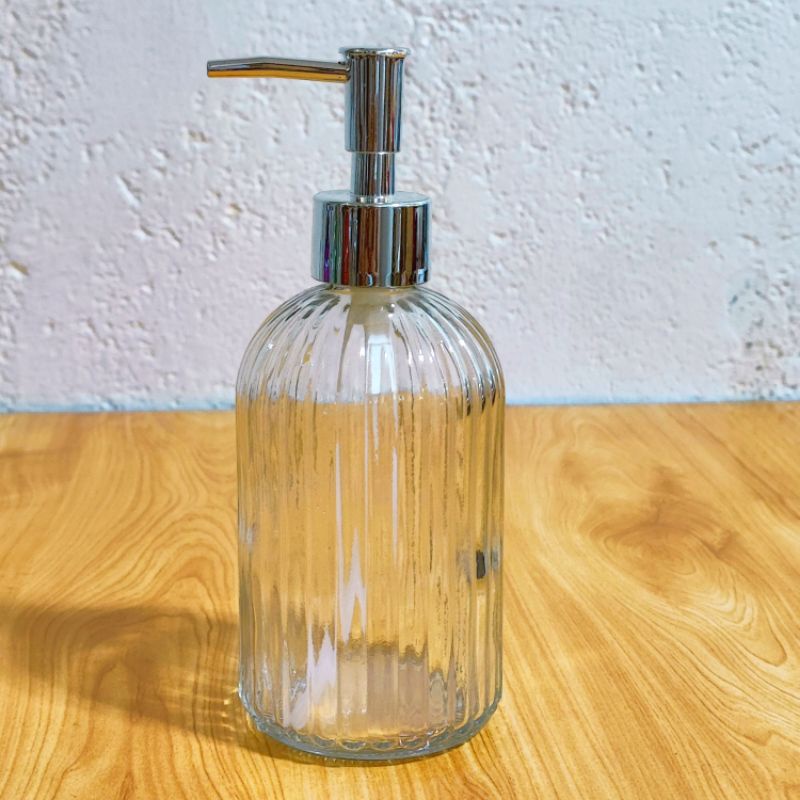500ml Glass Bottle Soap Shampoo Dispenser Body wash Glass Bottle