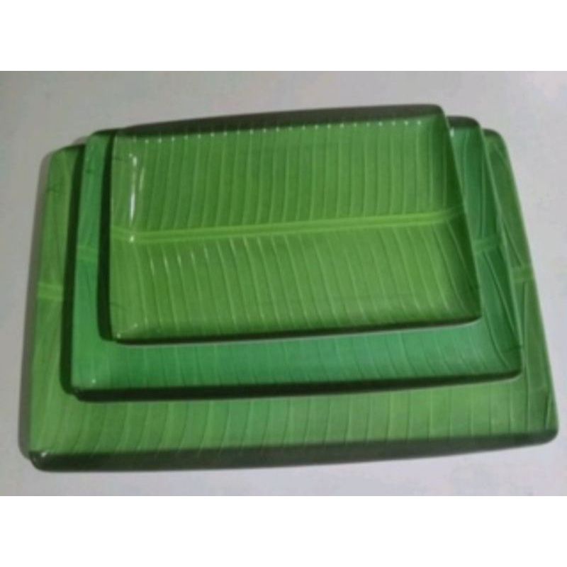 Melawares Banana Leaf Plate (Melamine) Shopee Philippines