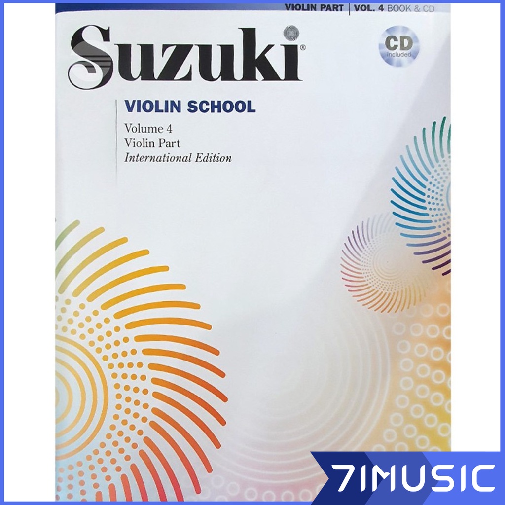 SUZUKI VIOLIN SCHOOL Volume 4 + CD (International Edition) | Shopee ...