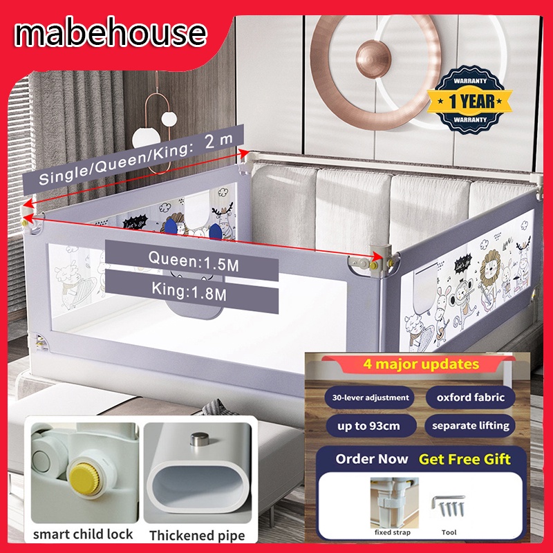 Baby Bed Guardrail Slide Down Baby Bed Fence Baby Bed Rail Guard For