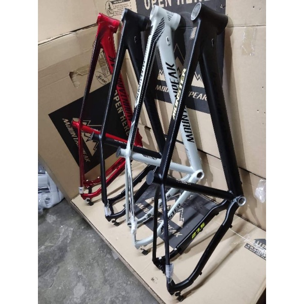 Mountainpeak mtb 27.5 monster frame (glossy red black) (matt black red ...