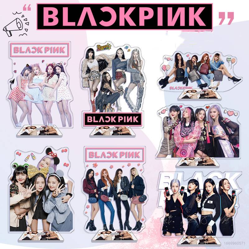 kpop BLACKPINK Figure Model Toys Standee Jisoo Lisa Jennie Rose Plate ...