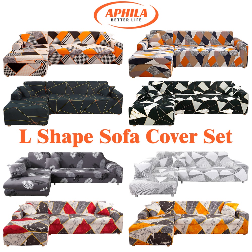 Aphila L Shape Sofa Cover Corner Sofa Cover Stretch Sofa Sliocovers For ...