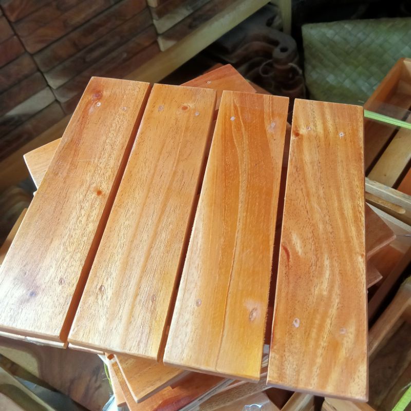 Wooden Risers Wooden Patungan Locally Handcrafted Solidwood | Shopee ...
