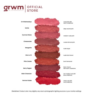GRWM Cosmetics Lip Speak Collection | Shopee Philippines