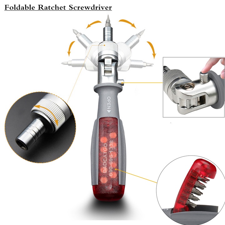 Multifunction Screwdriver 180 Degree Rotation Angle Japan, Electric