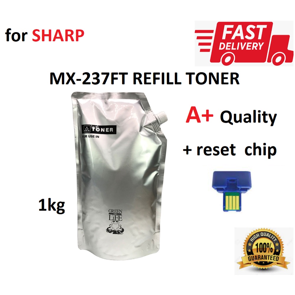 High quality 1kg refill toner for Sharp MX-237FT MX237FT MX 237FT with ...