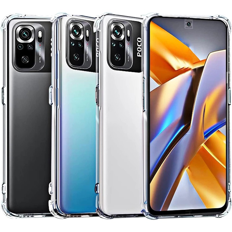 SEAHAI Cover In Vetro Sfumato Per Xiaomi Poco M5 / M4 5G - Blu