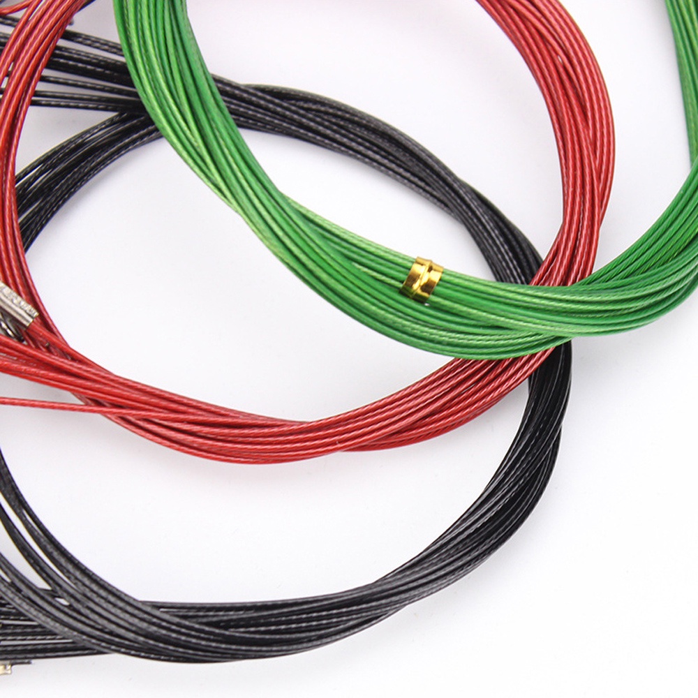 10pcs 50cm Fishing Line Leader Wire Test 88Lbs/40kg Anti-bite Steel ...